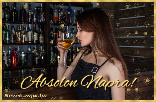 Nvre szl kpeslap Absolon nvnapra