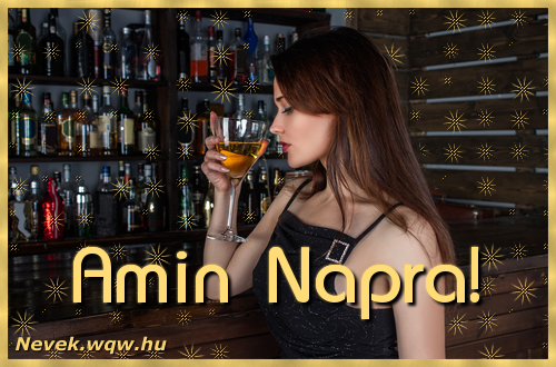 Csajos nvre szl kp Amin napra.