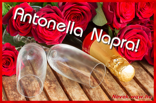 Boldog Antonella napot! Nvnapi dvzllap Antonella napra.