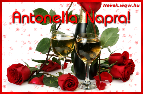 Kpeslap Antonella nvnapra. Sok-sok boldog nvnapot!