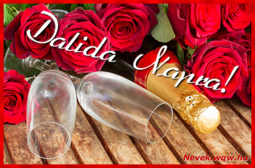 Boldog Dalida napot! Nvnapi dvzllap Dalida napra.