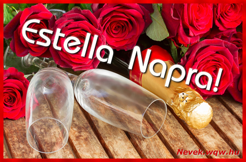 Boldog Estella napot! Nvnapi dvzllap Estella napra.