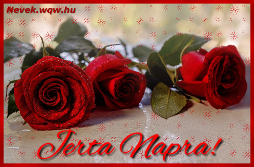 Nvre szl kpeslap Jerta napra