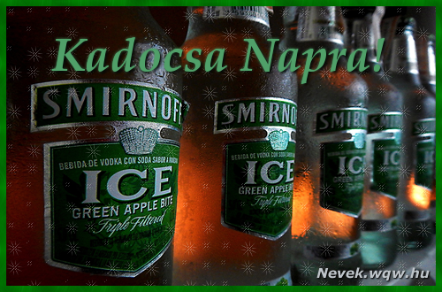 Kpeslap Kadocsa nvnapra. Sok-sok boldog nvnapot!