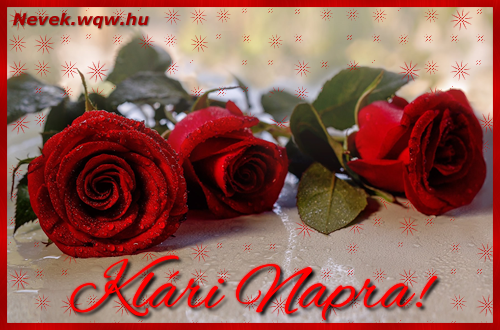 Nvre szl kpeslap Klri napra