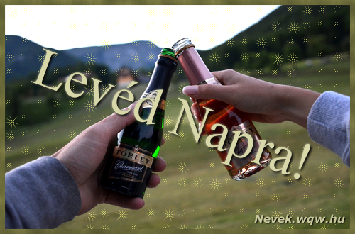 Kpeslap Levd nvnapra. Levd napra szeretettel. Sok boldog nvnapot!