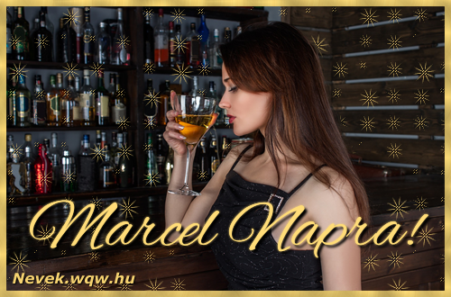 Csajos nvre szl kp Marcel napra.