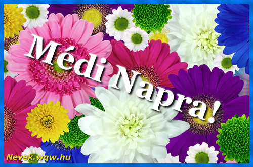 Sznes gerberk. Nvnapi kpeslap Mdi napra.