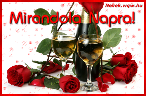 Kpeslap Mirandola nvnapra. Sok-sok boldog nvnapot!