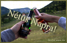 Kpeslap Ntus nvnapra. Ntus napra szeretettel. Sok boldog nvnapot!