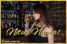 Csajos nvre szl kp Ntus napra.