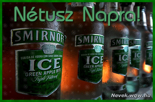 Kpeslap Ntusz nvnapra. Sok-sok boldog nvnapot!