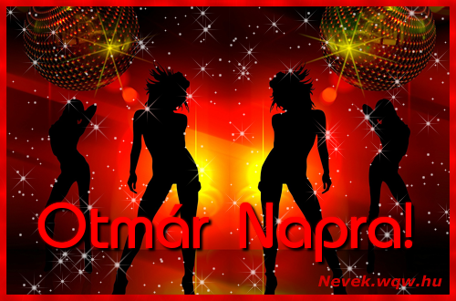 Tncos csajos kpeslap Otmr nvnapra.