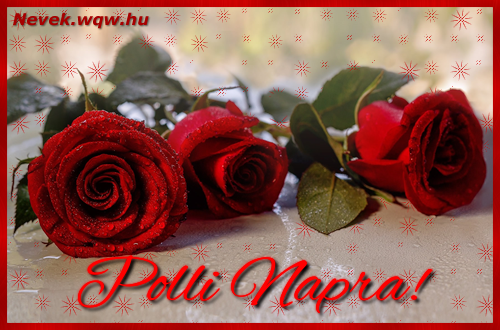 Nvre szl kpeslap Polli napra