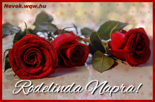 Nvre szl kpeslap Rodelinda napra