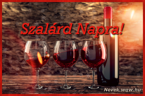 Vrsbor Szalrd nvnapra