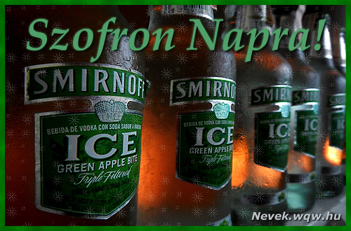 Kpeslap Szofron nvnapra. Sok-sok boldog nvnapot!